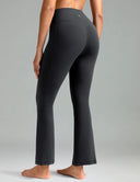 Dreamlux High Waisted No Front Seam Flare Leggings w/Pockets 27.5"