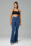 Leggings acampanados cruzados Dreamlux de 29,5"