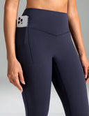 Dreamlux High Waisted No Front Seam Flare Legging w/Pockets 31.5"