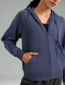 Velvra Modal Plush Soft Fleece Pullover w/ Kangaroo Pocket