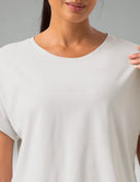 Sorona Batwing Sleeve Twist-Back Relaxed Fit Top