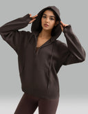 Velvra Modal Plush Soft Fleece Pullover w/ Kangaroo Pocket