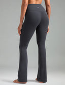Dreamlux High Waisted No Front Seam Flare Legging w/Pockets 31.5"