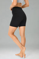 Essential High Waisted No-Roll 6" Sports Shorts w/ Pockets