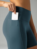 Dreamlux High Waisted No Front Seam 6" Biker Shorts w/ Pockets