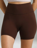 Dreamlux High Waisted No Front Seam 6" Workout Short
