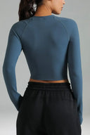 Dreamlux Long Sleeve Cropped Workout Shirt