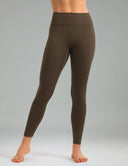 Fleece Lined No Front Seam 26.5" Thermal Leggings w/ Pockets