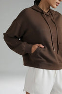 Velvra Modal Cropped Pullover Hoodie