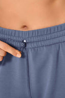 Shorts lounge de modal de 4" con bolsillos