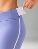 Dreamlux High Waisted No Front Seam 25" Yoga Legging w/ Contrast Trim