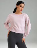 Velvra Modal Fleece Crewneck Sweatshirt w/ Thumb Holes