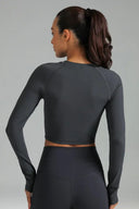Dreamlux Long Sleeve Cropped Workout Shirt