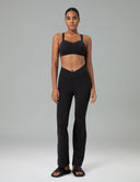 Leggings acampanados cruzados Dreamlux de 29,5"