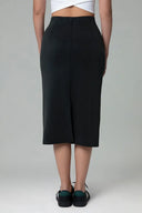 Velvra Modal Streamline Midi Skirt w/ Pockets