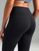 Dreamlux High Waisted No Front Seam Flare Legging w/Pockets 31.5"