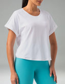 Sorona Batwing Sleeve Twist-Back Relaxed Fit Top