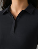 Sorona Longline Work Polo Shirt w/ Concealed Buttons