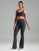 Dreamlux High Waisted No Front Seam Flare Legging w/Pockets 31.5"