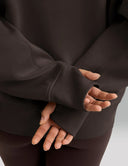 Velvra Modal Plush Soft Fleece Pullover w/ Kangaroo Pocket