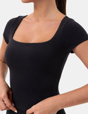 Dreamlux Square Neck Top w/ Built-In Bra