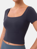 Dreamlux Square Neck Top w/ Built-In Bra