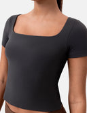 Dreamlux Square Neck Top w/ Built-In Bra