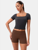 Dreamlux Square Neck Top w/ Built-In Bra