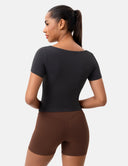 Dreamlux Square Neck Top w/ Built-In Bra