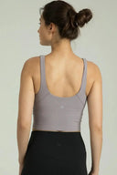 Camiseta sin mangas corta con cuello en V acanalado Dreamlux 