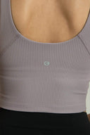 Camiseta sin mangas corta con cuello en V acanalado Dreamlux 