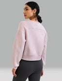 Velvra Modal Fleece Crewneck Sweatshirt w/ Thumb Holes