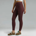 Dreamlux High Waisted No Front Seam 28" Full Length Workout Leggings w/ Pockets