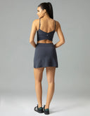 Dreamlux High Waisted Seamless Work Skirt w/ Built-in Shorts & Pockets