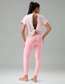 Sorona Batwing Sleeve Twist-Back Relaxed Fit Top