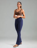 Dreamlux High Waisted No Front Seam Flare Legging w/Pockets 31.5"