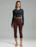 Dreamlux® High Waisted No Front Seam 21" Workout Leggings