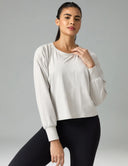 Sorona Oversized Long Sleeve Top w/ Twisted Open Back