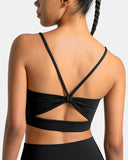 Dreamlux Strappy Sports Bra w/ Bowknot Back