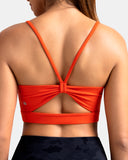 Dreamlux Strappy Sports Bra w/ Bowknot Back
