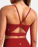Dreamlux Strappy Sports Bra w/ Bowknot Back