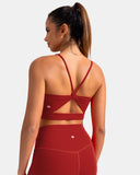 Dreamlux Strappy Sports Bra w/ Bowknot Back