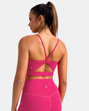 Dreamlux Strappy Sports Bra w/ Bowknot Back