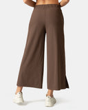 Essential High Waisted 25" Wide Leg Lounge Pants w/ Pockets