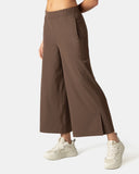 Essential High Waisted 25" Wide Leg Lounge Pants w/ Pockets