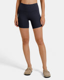 Dreamlux Buttery Soft Ribbed 6" Cropped Short