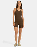 Dreamlux Buttery Soft Ribbed 6" Cropped Short