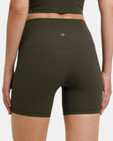 Dreamlux Buttery Soft Ribbed 6" Cropped Short