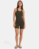 Dreamlux Buttery Soft Ribbed 6" Cropped Short