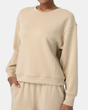 Velvra® Modal Crewneck Long Sleeve Sweatshirt
